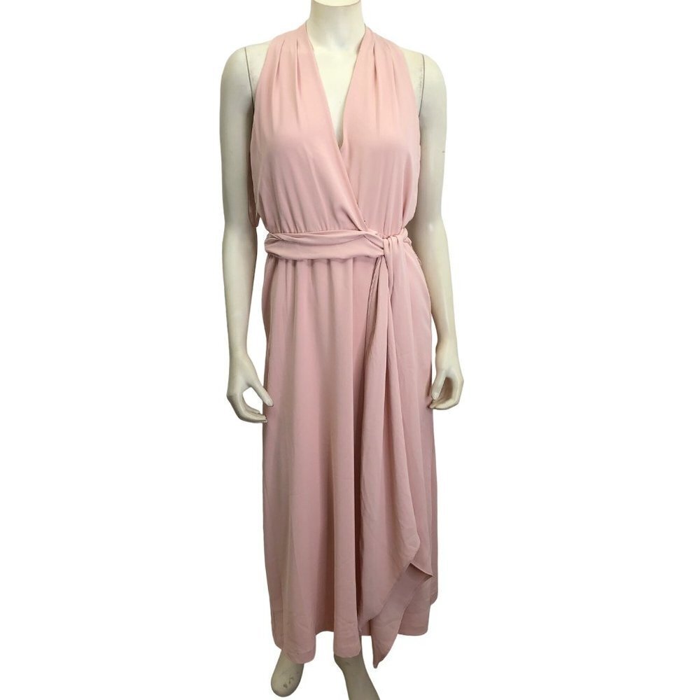 $175 LAUREN Ralph Lauren Georgette Halter Dress size 6 New with tag - Picture 5 of 15